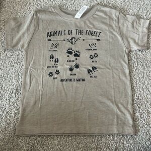 Animals of the forest tee